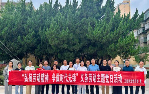 弘扬劳动精神  争做时代先锋 —— ——tqb谈球吧党支部 开展义务劳动主题党日活动